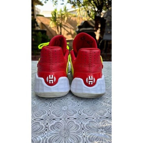 Adidas James Harden Vol 4 Red/Volt/Black Red Solar Yellow Size 11 779001 EH2449 - Picture 2 of 9